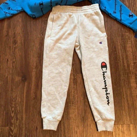 Champion Logo Fleece Hoodie Set Kids - Picture 3 of 9